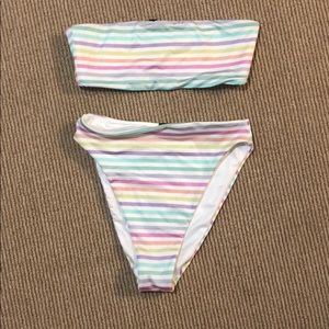 LA HEARTS high rise bikini